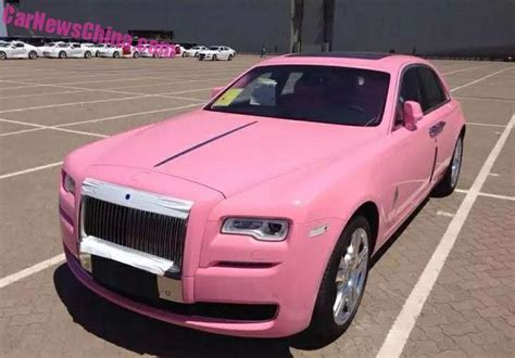 All Pink Rolls-Royce Ghost Drops Jaws in China - GTspirit