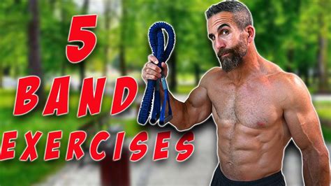 5 Band Exercises That Build Muscle - YouTube