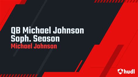 QB Michael Johnson Soph. Season - Michael Johnson highlights - Hudl