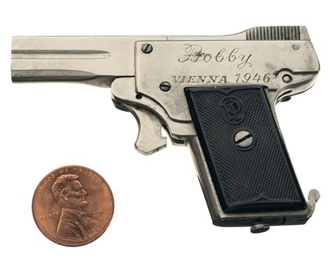 Excellent Frederich Pfanni "Kolibri" Miniature Semi-Automatic Pistol with Inscription and Holster