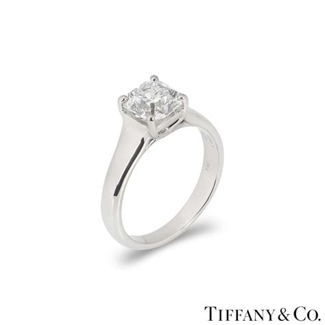 Tiffany & Co. Lucida Cut Diamond Ring 1.53ct E/VS1 | Rich Diamonds