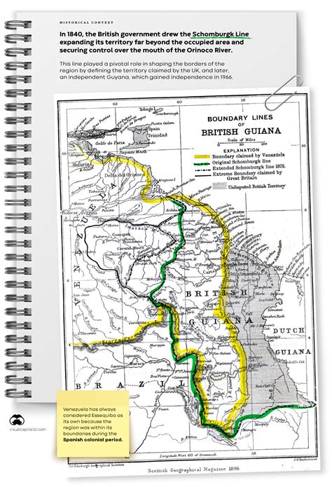 Venezuela-Guyana History Map – Full Size