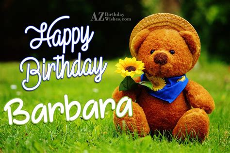 Happy Birthday Barbara - AZBirthdayWishes.com