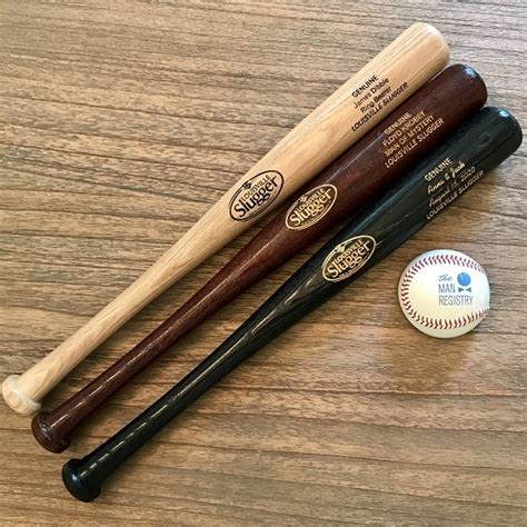 Personalized Louisville Slugger 18" Mini Baseball Bat - The Man Registry