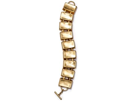 Robert lee morris Link Bracelet in Metallic | Lyst