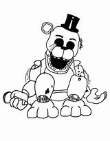 FNAF Coloring Pages Free Printable PDF sketch template