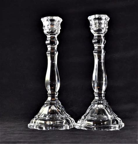 Set of 2 Tiffany & Co. 9" Hampton Crystal Candlesticks #TiffanyCo ...