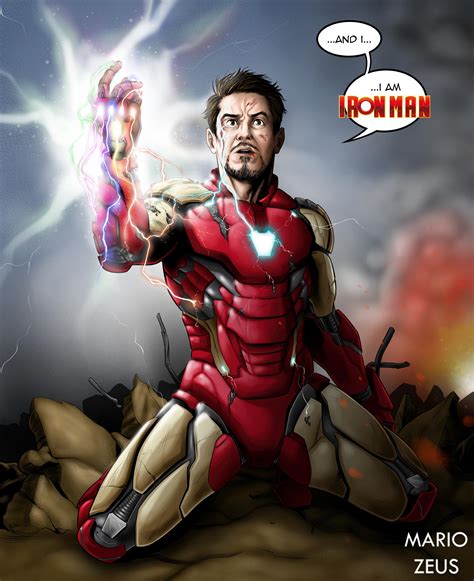 IRON MAN SNAPPING HIS FINGERS! A fanart i did last month, hope you like it! Check me out on ...