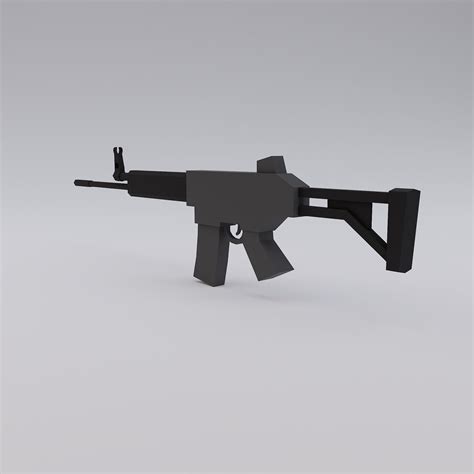 PINDAD SS1 assault rifle 3D model | CGTrader