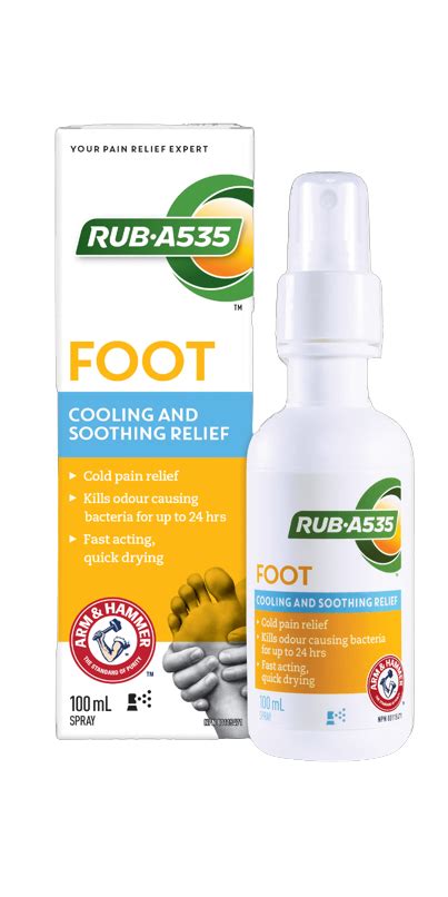 Buy Rub A535 Foot Relief Spray at Well.ca | Free Shipping $35+ in Canada