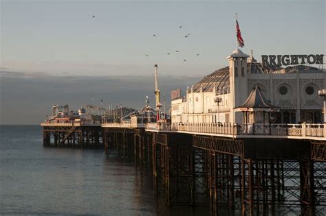 Brighton Pier stock photo. Image of sunshine, brighton - 12043530