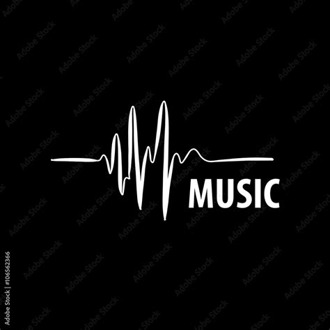 vector logo music Stock Vector | Adobe Stock