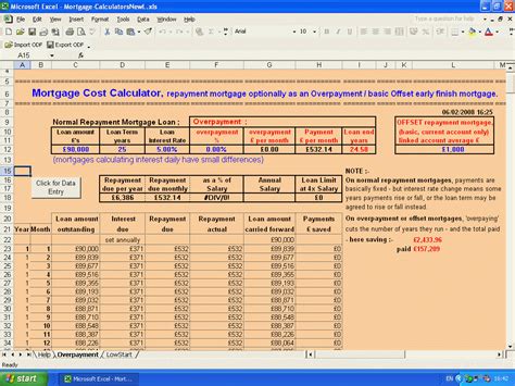 Mortgage Calculator Spreadsheet Uk — db-excel.com