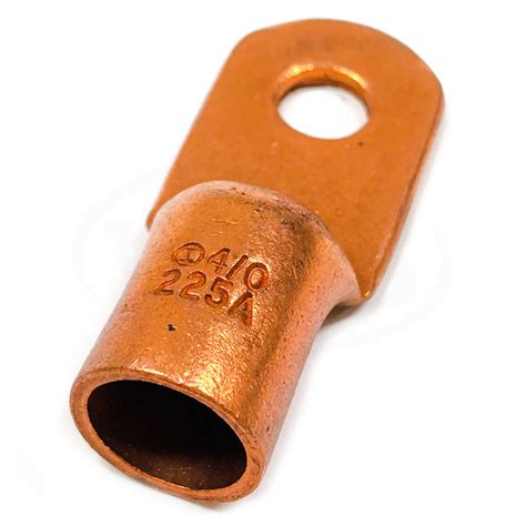 4/0 Copper Lug, 225 Amps, 3/8" Hole, Set of 10