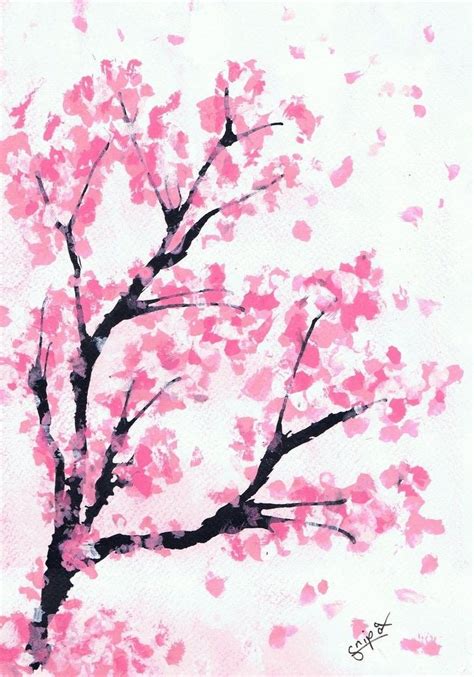 Pin by Sharif Ishnin on Sakura | Cherry blossom painting, Cherry blossom watercolor, Cherry ...