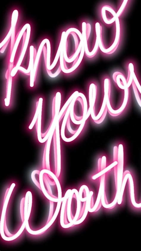 Pin by Seyj on Neon | Sign quotes, Pink pages, Iphone background