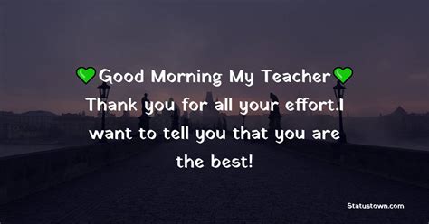 20+ Best Good Morning Messages, Status, Quotes and Images for Teacher ...