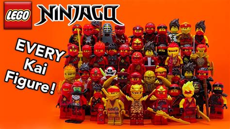 Every LEGO Ninjago Kai Minifigure! 2011-2022 REVIEWED! | Brick Finds & Flips