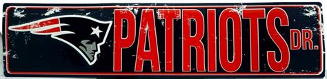 Wholesale Aluminum Street Sign - New England Patriots | Signs 4 Fun