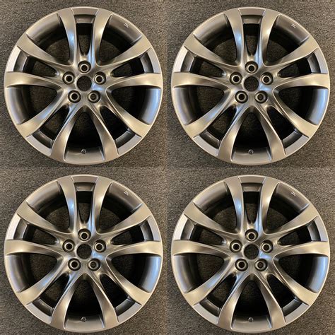 SET OF 4 19" 19x7.5 Alloy Wheels for Mazda 6 2014-2017 Hyper Silver OEM Quality Replacement Rim ...