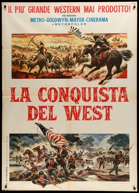 How the West Was Won (1962) Original Italian 2 Fogli Movie Poster - Original Film Art - Vintage ...