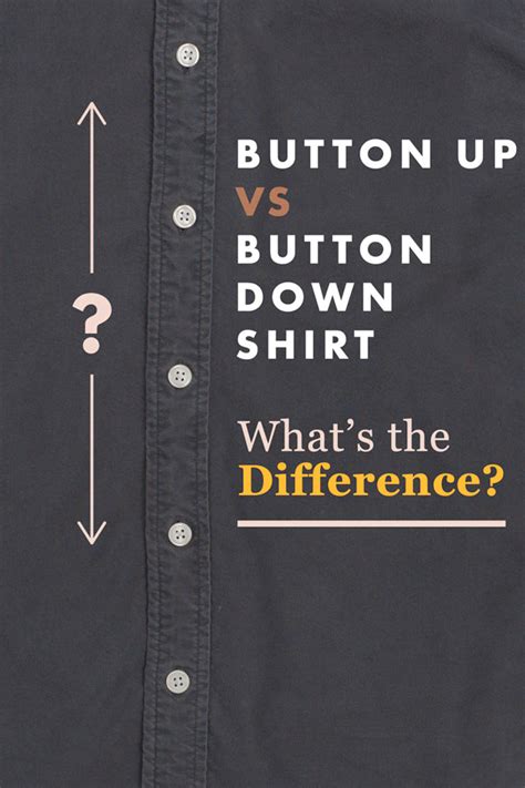 Button Up Vs Button Down Shirt – What’s the Difference? · Primer