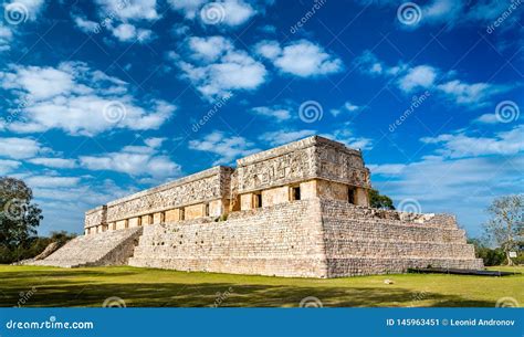 Governor`s Palace at Uxmal in Mexico Stock Image - Image of monument, mexican: 145963451