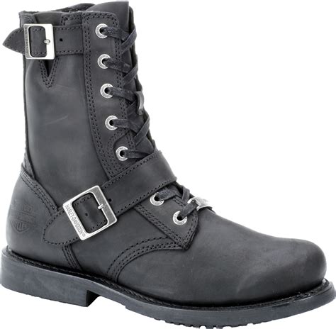 Harley-Davidson Men's Ranger 8" Soft Toe Leather Motorcycle Boot 95264 - Black