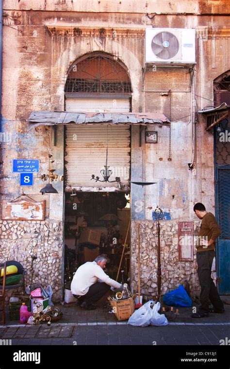 Old Flea Market in Jaffa, Tel Aviv Israel Stock Photo - Alamy