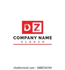 Dz Logo Design Dz Letter Logo Stock Vector (Royalty Free) 1888764769 | Shutterstock