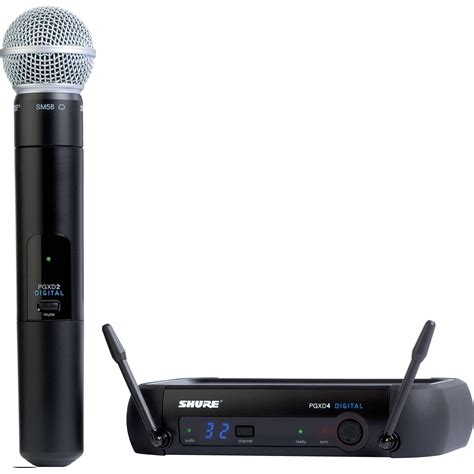 Shure PGXD24/SM58 Digital Wireless Handheld PGXD24/SM58-X8 B&H