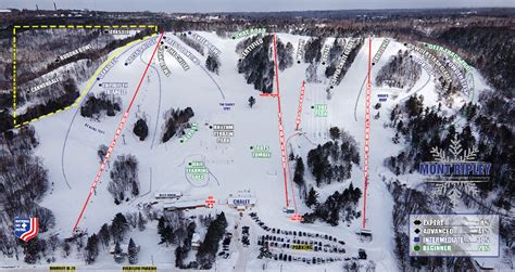 Trail Map | Mont Ripley Ski Area | Michigan Tech