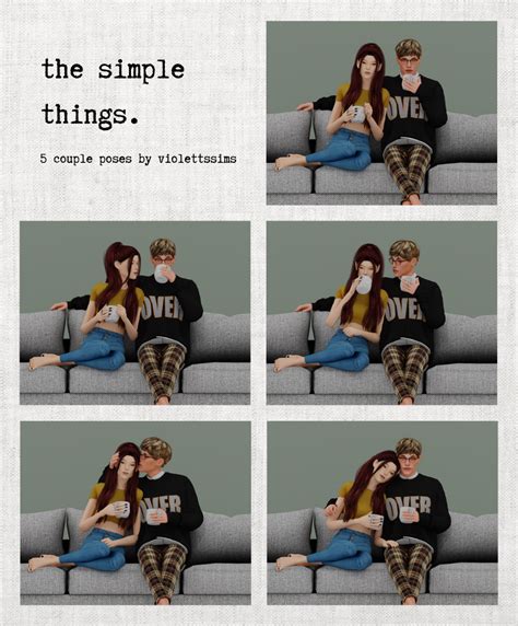 5 watching tv/couch convo poses from my story to yours - The Sims 4 Download - SimsDomination ...