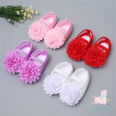 Baby Shoes Newborn Baby Girls Shoes Bow-knot Cute Anti-Slip Sneakers ...