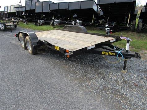 Big Tex 7x14 Economy Car Hauler | Slide Out Ramps