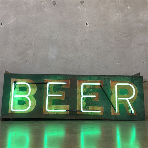 vintage beer neon signs