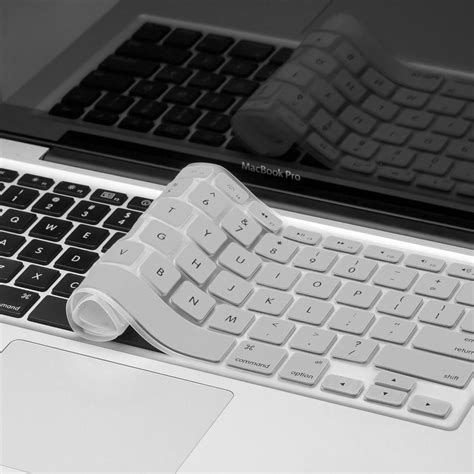 Keyboard Cover for Apple MacBook Air / Pro 13-inch (Silver)