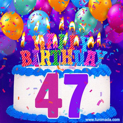 Happy Birthday 47 Gif