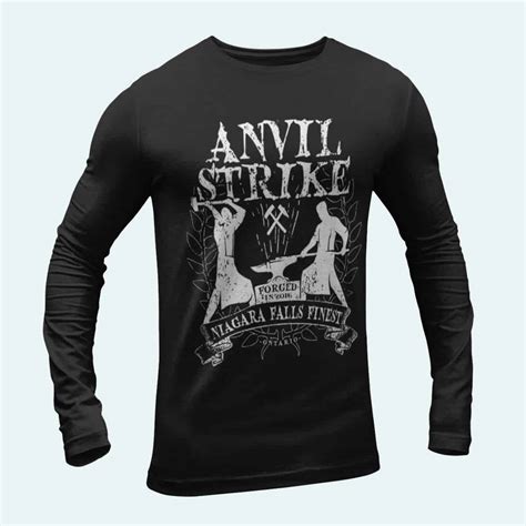 Anvil Band Long Sleeve T-Shirt, Anvil Concert Artwork Longsleeve Tee, Heavy Metal, Power Metal ...