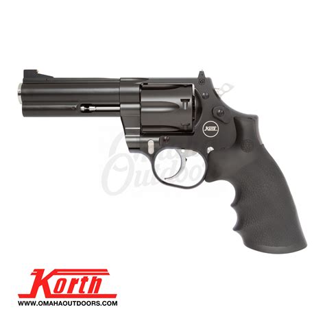 Korth Mongoose 4" Revolver 357 Magnum, 9mm 6 RD Walnut Grips - Omaha Outdoors