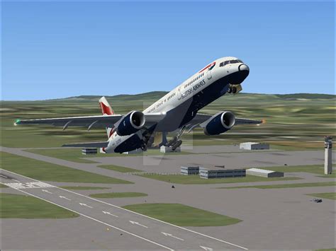 British Airways 757-200 Takeoff by HeavyMetalFreak2789 on DeviantArt