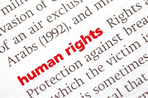 Definition of human rights — Stock Photo © tomloel #38112823