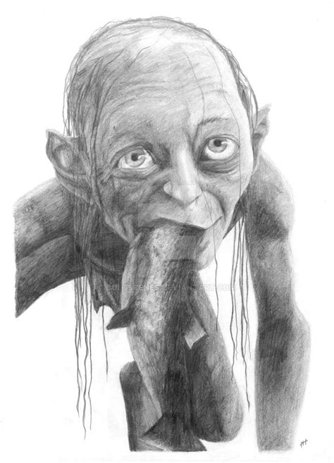 LORD OF THE RINGS GOLLUM SMEAGOL DRAWING by Cultscenes on DeviantArt