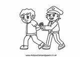 Cops And Robbers Colouring Pages Sketch Coloring Page sketch template