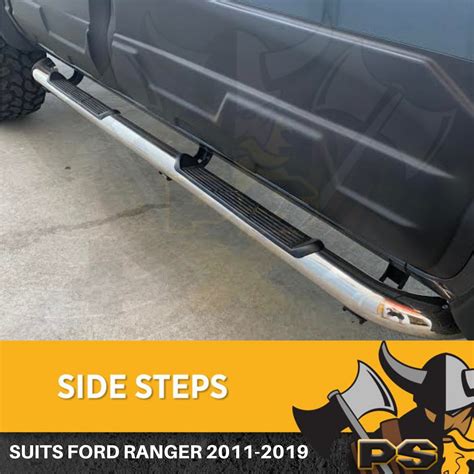 Side Steps Running Boards Suitable For Ford Ranger PX PX2 PX3 2012-2019 ...