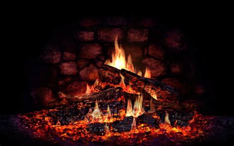 3D Fireplace Wallpapers | Minimalist Fireplace Backgrounds