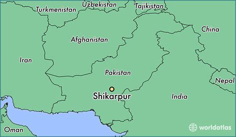 Where is Shikarpur, Pakistan? / Shikarpur, Sindh Map - WorldAtlas.com