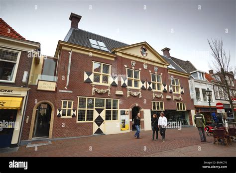 The Vermeer Museum on Voldersgracht, Delft, Holland Stock Photo - Alamy