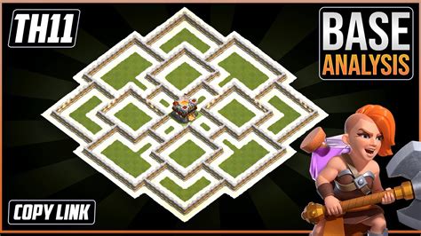 THE NEW BEST TH11 HYBRID/TROPHY Base 2022!! COC Town Hall 11 Trophy Base Design - Clash of Clans ...