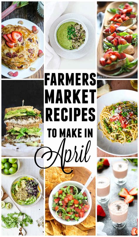 15 farmers market recipes to make in April | Rhubarbarians